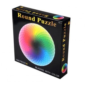 1000 pcs/set Colorful Rainbow Round Geometrical Photo Puzzle Adult Kids DIY Educational Reduce Stress Toy Jigsaw Puzzle Paper  |   RC Accessories RC Accessories RC Accessories