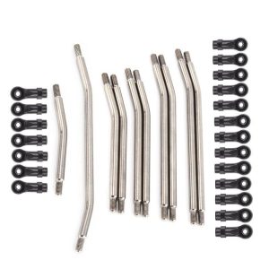 10PCS Metal RC Links Upper + Lower Linkage Chassis Link Set With Plastic Rod End For 1/10 AXIAL SCX10 II 90046 RC Crawler Car 10PCS  |   RC Accessories RC Accessories 10PCS