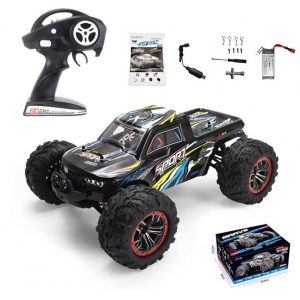 1:10 Full Scale Remote Control Car Four-wheel Drive High-speed Big-foot Remote Control Off-road Car Toys Blue (550 motor)  |   RC Cars RC Cars Blue (550 motor)