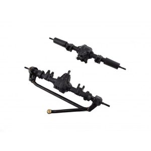 1/10 RC Car Front & Rear Bridge Axle Shaft Transmission Bridge with Differential for SCX10 SCX10 II 90046 90047 313mm 12.3in Wheelbase Assembled Frame Chassis With differential_Front and rear axles  |   RC Accessories RC Accessories RC Accessories