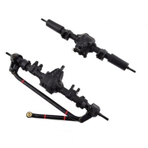 1/10 RC Car Front & Rear Bridge Axle Shaft Transmission Bridge with Differential for SCX10 SCX10 II 90046 90047 313mm 12.3in Wheelbase Assembled Frame Chassis Without differential_Front and rear axles  |   RC Accessories RC Accessories RC Accessories