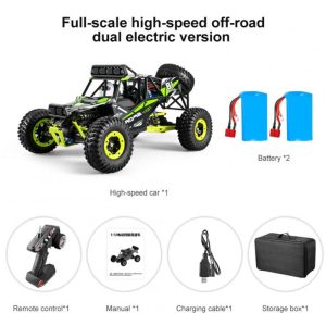 1:12 2026 Climbing  Car  Toys Four-wheel Independent Shock Absorption Suspension System 2.4g 4wd High Speed Off-road Drift Rc Car Green 2 batteries  |   RC Cars RC Cars Green 2 batteries