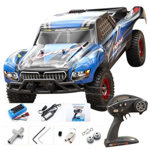 1:12 Full Scale Rc Climbing Car Desert Truck 4WD 38km/h High Speed Off-Road Vehicle Model Toys For Boys Girls Birthday Xmas Gifts A blue  |   RC Cars RC Cars A blue