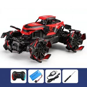 1:12 Remote Control Stunt Car Four-wheel Drive Climbing Off-road Vehicle Children Rc Speed Car Toys For Kids Red 1 battery  |   RC Cars RC Cars RC Cars