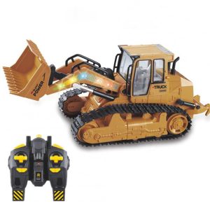 1:12 Simulation Engineering Vehicle Model Remote Control Bulldozer Excavator Crane Dump Truck Toys for Boys 6822l  |   RC Cars RC Cars 6822L + 1:12