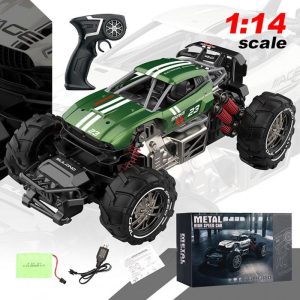 1:14 Remote Control Car Off-road Climbing High Speed Alloy Vehicle Drift Racing Rc Car Toy Gifts For Children Green 1 battery  |   RC Cars RC Cars Green + 1 battery