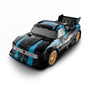 1:16 2.4G Remote Control Car With Spray Light 4WD High Speed Brushless Rc Drift Car Birthday Christmas Gifts For Boys Girls Blue  |   RC Cars RC Cars Blue