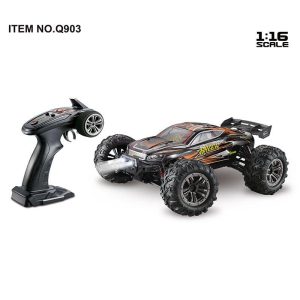 1:16 Brushless Four-wheel Drive High Speed RC Car Toy Orange_1:16  |   RC Cars RC Cars Orange + 1:16