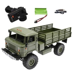 1:16 Full Scale 2.g Rc Car Wpl B-24 Military Truck Gaz-66v Car Toys for Boys Gifts B-24 1 Battery Green  |   RC Cars RC Cars B-24 1 battery green + 1:16