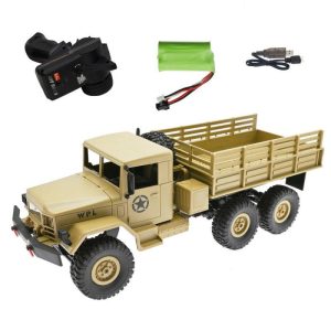 1:16 Full Scale 2.g Remote Control Car Wpl B16 6wd Climbing Military Pickup Climbing Car for Children B-16 yellow  |   RC Cars RC Cars B-16 full scale yellow + 1:16