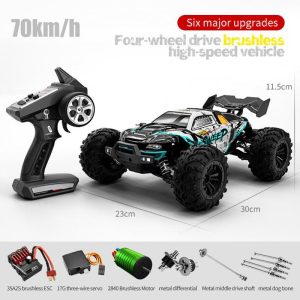 1:16 Full Scale High-speed RC Car 4wd Big-wheel Remote Control Vehicle Toy Blue  |   RC Cars RC Cars Blue 16101pro