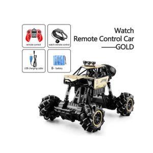 1:16 Rc Cars 4wd Watch Control Gesture Induction Remote Control Car Machine for Radio-controlled Stunt Car Toy Cars RC Drift Car 2031 gold  |   RC Cars RC Cars 2031 gold