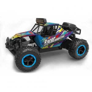 1:16 Remote Control Car with Lights Throttle Alloy High-speed Off-road Vehicle Toys for Children Birthday Gifts Blue  |   RC Cars RC Cars Blue