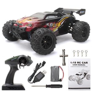 1:18 Full Scale High-speed Remote Control Car Four-wheel Drive Big-foot Off-road Vehicle Rc Racing Car Toy KY-2818A red  |   RC Cars RC Cars KY-2818A red