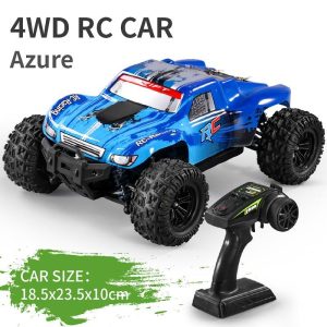 1:18 Remote Control Car 2.4G 4WD 35+km/H High Speed Off-Road Vehicle Remote Control Car Zwd-006 Blue  |   RC Cars RC Cars RC Cars