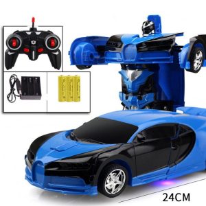 1:18 Remote Control Transforming Car Induction Transforming Robot Rc Car Children Racing Car Model Toys For Boys Charging Blue/Bugatti 1:18  |   RC Cars RC Cars Charging Blue/Bugatti + 1:18