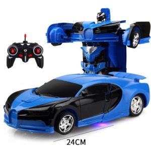 1:18 Remote Control Transforming Car Induction Transforming Robot Rc Car Children Racing Car Model Toys For Boys without battery blue/Bugatti 1:18  |   RC Cars RC Cars RC Cars