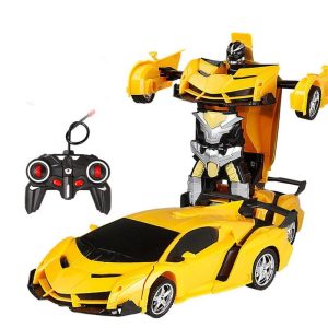 1:18 Remote Control Transforming Car One-button Deformation Robot Cars Toys For 3-11 Years Old Kids As Gifts Yellow (battery version) 1:18  |   RC Cars RC Cars RC Cars