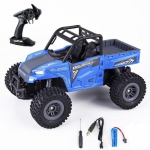 1:18 Stunt Drift Car 2.4ghz Electric Remote Control Car Rechargeable Climbing Off-road Vehicle Toys Blue  |   RC Cars RC Cars Blue + 1:18