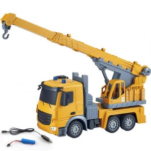 1:24 2.4g 6-channel Wireless Remote Control Engineering Car Fire Sprinkler Electric Rc Car Model Toy With Light Engineering crane 1:24  |   RC Cars RC Cars Engineering crane + 1:24