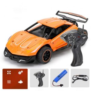 1:24 2.4g Remote Control Car Alloy High-speed Rc Sports Car Rechargeable Off-road Vehicle Children Toys For Gifts orange (33785) 1:24  |   RC Cars RC Cars Orange (33785) + 1:24