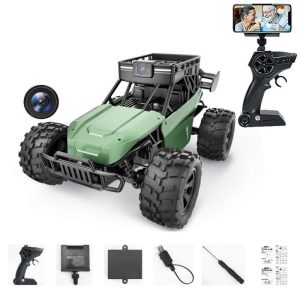 2.4G RC Car with 1080p 5g Wifi Camera Long Range Real Time Voice Chatting Radio Speaker Remote Control Car Green  |   RC Cars RC Cars Green