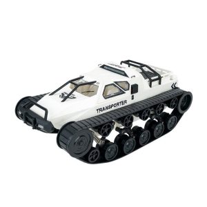 2.4G RC Tank With Spray Full Scale High Speed Remote Control Stunt Off-road Vehicle Model Toys For Childern Christmas New Year Gifts Standard white  |   RC Cars RC Cars RC Cars