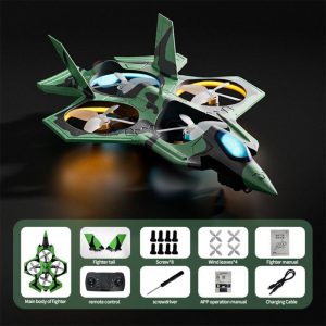 2.4G Remote Control Aircraft with Camera Rechargeable RC Plane Foam RC Glider Model Toys Green 3.7 A  |   RC Helicopters RC Drones & Vehicles Green 3.7 A