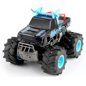 2.4g Remote Control Amphibious Climbing Car 4wd Long Battery Life Double-Sided Stunt Vehicle Blue  |   RC Cars RC Cars Blue