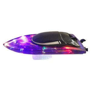 2.4G Remote Control Boat With Colorful Ligth 8-10km/h High Speed Electric Speed Boat Model For Kids Birthday Gifts C  |   RC Boats RC Boats C