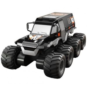 2.4g Remote Control Car 8wd Off-Road Amphibious Stunt Vehicle 8-Wheel Speed Racing Truck Crawler Toys Black  |   RC Cars RC Cars Black