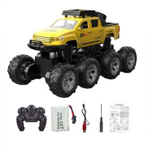 2.4G Remote Control Car 8WD Rc Climbing Off Road Vehicle Model Toys Birthday Christmas New Year Gifts For Boys Girls yellow  |   RC Cars RC Cars RC Cars