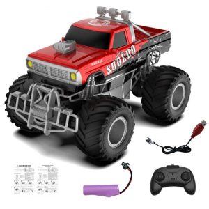 2.4G Remote Control Car Rc Climbing Off Road Vehicle Model Toys Birthday Christmas New Year Gifts For Boys Girls B red  |   RC Cars RC Cars B red