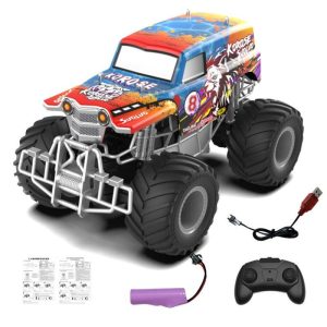 2.4G Remote Control Car Rc Climbing Off Road Vehicle Model Toys Birthday Christmas New Year Gifts For Boys Girls C orange blue  |   RC Cars RC Cars C orange blue