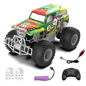 2.4G Remote Control Car Rc Climbing Off Road Vehicle Model Toys Birthday Christmas New Year Gifts For Boys Girls C orange green  |   RC Cars RC Cars C orange green