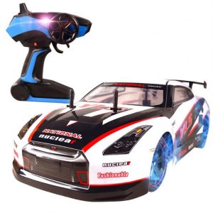 2.4g Remote Control High-speed Car Rechargeable Electric Drift Four-wheel Drive Racing Rc Car Toy For Children Gift White 1:10  |   RC Cars RC Cars RC Cars