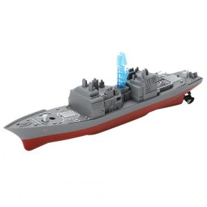 2.4g Remote Control Ship Simulation High-speed Warship Electric Mini Battleship Water Toy For Kids Gifts 803A  |   RC Boats RC Boats 803A