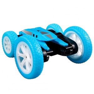 2.4g Remote Control Stunt Car 4-channel Double-sided Butterfly Rotating Rc Car With Light For Children Birthday Gifts blue  |   RC Cars RC Cars Blue