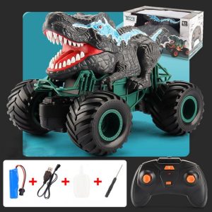 2.4g Spray Dinosaur Remote Control Car Rex Climbing Off-road Vehicle Tyrannosaurus Rex Car Grey  |   RC Cars RC Cars RC Cars