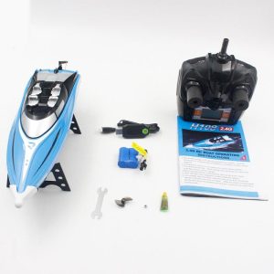 2.4GHz 4CH 25KM/h High Speed Mini Racing RC Boat Speedboat Ship with Water Cooling System Flipped for Kid Toys Gift As shown  |   RC Accessories RC Accessories As shown