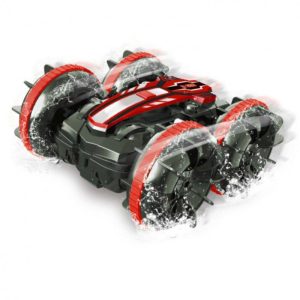 2.4ghz Amphibious Remote Control Car Wireless Electric Double-sided Stunt Off-road Vehicle Toys for Kids Red  |   RC Cars RC Cars RC Cars