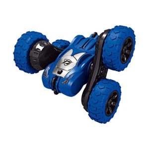 2 In-1 2.4G RC Car Double Sided Rolling Electric Tank Car Rechargeable Remote Control Stunt Vehicle Toys For Birthday Christmas Gifts blue  |   RC Cars RC Cars Blue