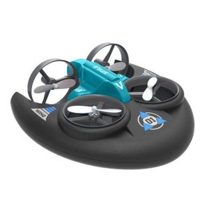 3-in-1 Remote Control Quadcopter 4-Channel Sea Land Air Drone Rechargeable Waterproof Remote Control Aircraft Blue  |   RC Quadcopters RC Drones & Vehicles Blue