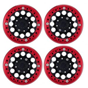 4PCS 1.9 inch Metal Beadlock Wheel Rim for 1:10 RC Crawler Traxxas Hsp Redcat Rc4wd Tamiya Axial Scx10 D90 Hpi Tire Accessories black  |   RC Accessories RC Accessories Black