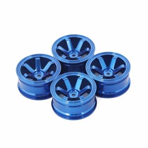 4PCS Metal Wheel Rim 1.9 Inch BEADLOCK for 1/10 RC Rock Crawler Axial SCX10 90046 AX103007 TAMIYA CC01 D90 TF2 Traxxas TRX-4 blue  |   RC Accessories RC Accessories Blue