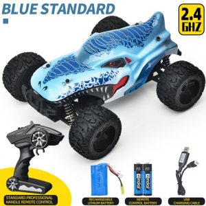 866-166 2.4g 35 Km/h 1:16 High Speed Car Spring Stroke Adjustable Shock Absorber 390 Motor (with Brush) Remote  Control  Car Blue  |   RC Cars RC Cars Blue