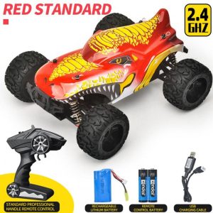 866-166 2.4g 35 Km/h 1:16 High Speed Car Spring Stroke Adjustable Shock Absorber 390 Motor (with Brush) Remote  Control  Car Red  |   RC Cars RC Cars RC Cars