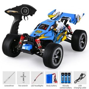 866-167 45km/h 1:16 High Speed Car 3-wire High-torque Steering Gear Flexible Control 550 Motor (With Brush) Remote  Control  Car Blue  |   RC Cars RC Cars Blue