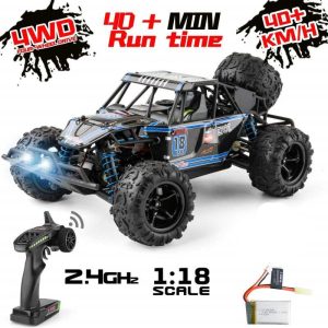 9303E 1:18 Scale Remote Control Car 40+km/h High Speed Off Road Vehicle Toys RC Truck for Kids and Adults 1 battery  |   RC Cars RC Cars 1 battery