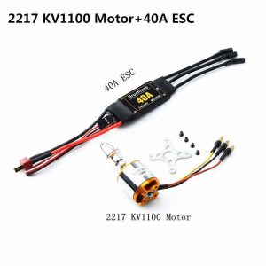 A2217 1100KV/1250KV/2300KV Brushless Motor 40A ESC With T Plug and 3.5mm Banana Connectors for RC Fixed Wing Plane Helicopter  |   RC Accessories RC Accessories KV1100